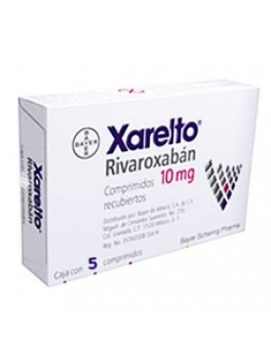 XARELTO. 10 mg. 5 tablets