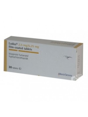 Lodoz. 2.5 mg. / 6.25 mg. 30 tablets