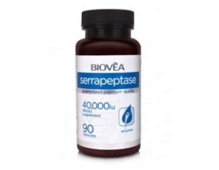 BIOVEA SERRAPEPTACE .40000 IU 90.capsules