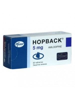 NORVASC. 5 mg. 30 tablets