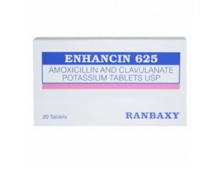 ENHANCIN . 625 mg. 20 tablets