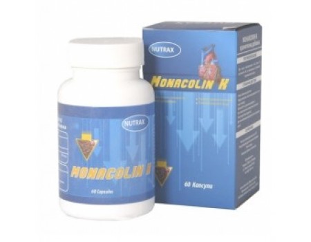 Monacolin K. 60 capsules