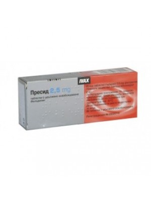 PRESID. 2.5 mg. 30 tablets