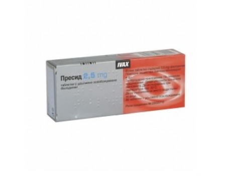 PRESID. 2.5 mg. 30 tablets