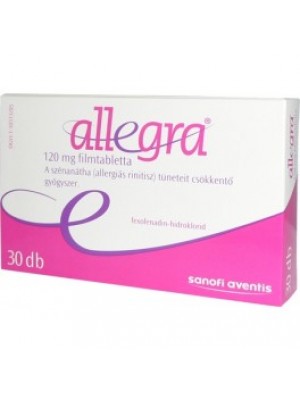 ALLEGRA. 120 mg. 30 tablets