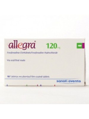 ALLEGRA. 120 mg. 10 tablets
