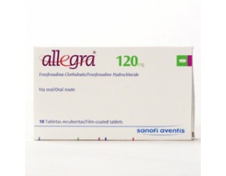 ALLEGRA. 120 mg. 10 tablets