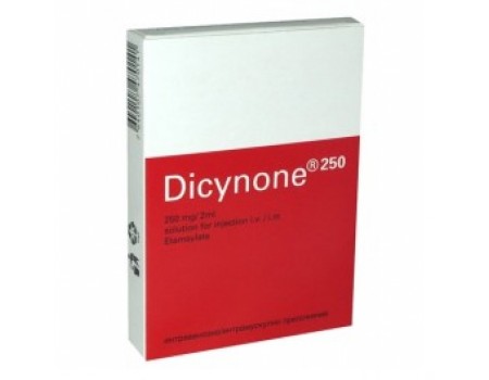 DICYNONE. 250 mg. 2 ml. 1 ampule