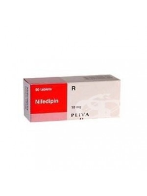 Nifedipin. 10 mg. 50 tablets