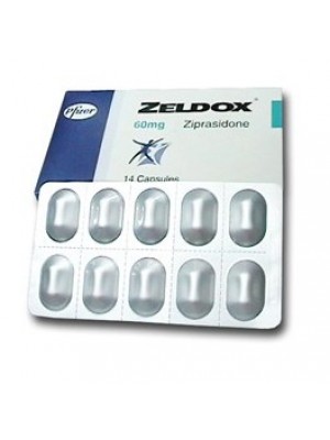 Zeldox. 60 mg. 14 capsules