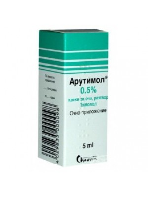 ARUTIMOL drops 0.50% 5 ml.