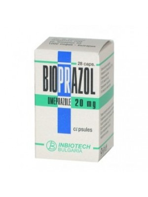 BIOPRAZOL . 20 mg. 28 capsules