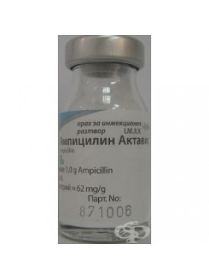 Ampicillin. 1000 mg. 1 vial