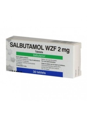 SALBUTAMOL. 2 mg. 30 tablets