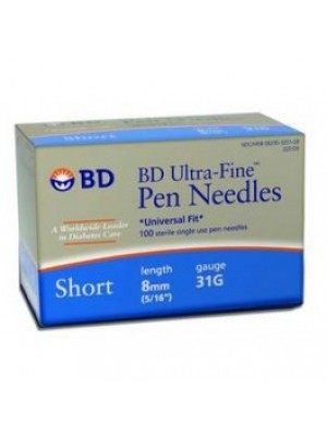 NEEDLE INSULIN 8 mm.