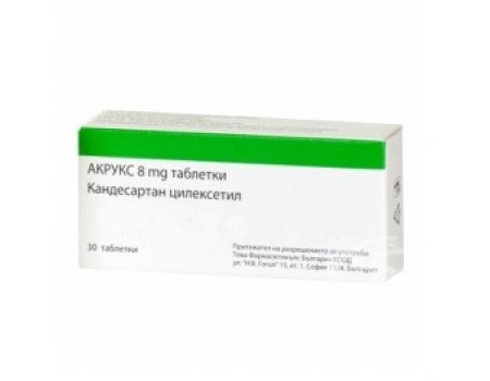 ACRUX. 8 mg. 30 tablets