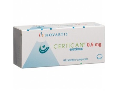 CERTICAN. 0.5 mg. 60 tablets