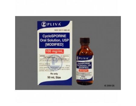 Cyclosporin solution of 100 mg. / Ml. 50 ml.