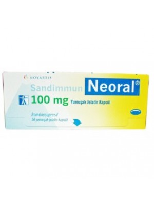 Sandimmun Neoral. 100 mg. 50 capsules