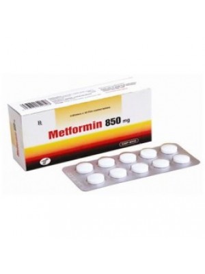 Metformin. 850 mg. 120 tablets