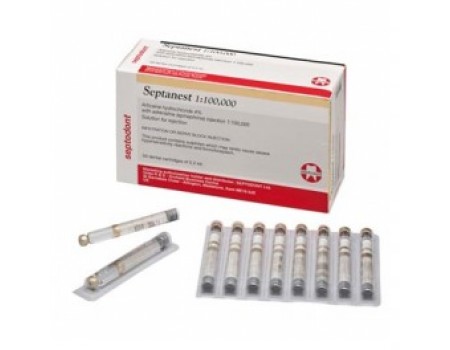 SEPTANEST . Adrenalin solution 68 mg. / 8.5 mcg.