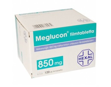 MEGLUCON. 850 mg. 120 tablets