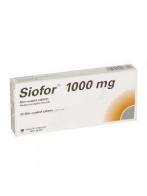 SIOFOR. 1000 mg. 30 tablets