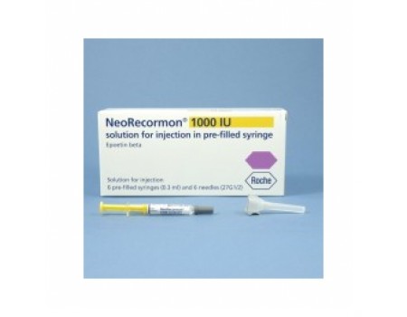 NEORECORMON. 1000 IU 0.3 ml. 6 syringes
