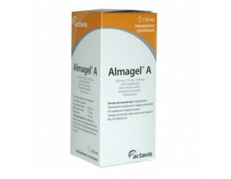 Almagel A 170 ml oral suspension.