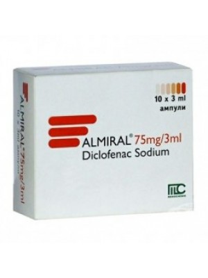 Almiral. 75 mg. 3 ml. 10 ampules