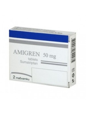 AMIGREN. 50 mg. 2 tablets
