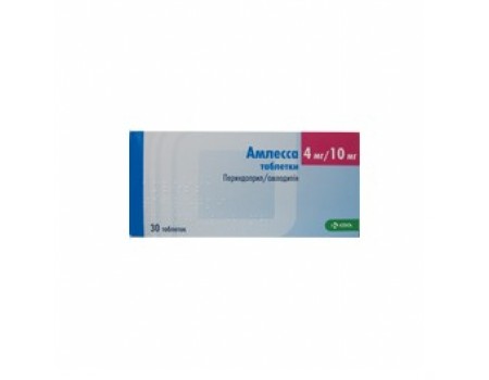AMLESA. 4 mg. / 10 mg. 30 tablets