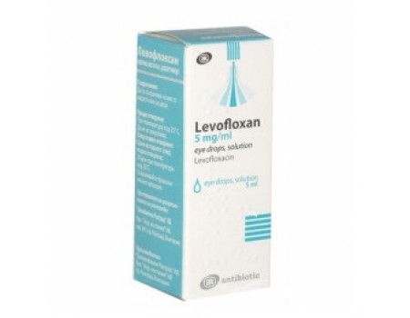 LEVOFLOKSAN drops 5 mg. / Ml. 5 ml