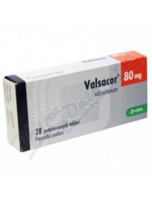 VALSACOR. 80 mg. 30 tablets