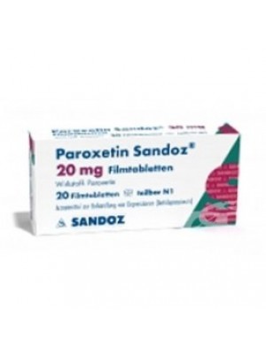 Paroxetine table . 20 mg