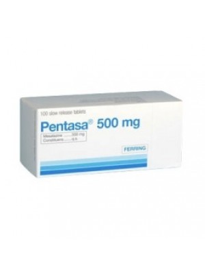 PENTASA. 500 mg. 100 tablets