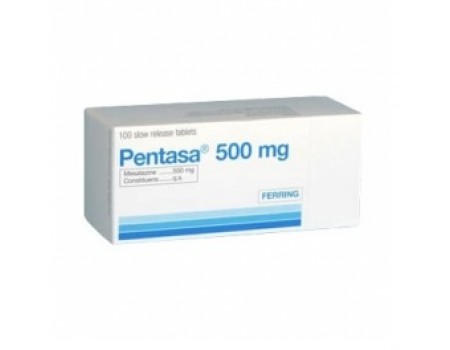 PENTASA. 500 mg. 100 tablets