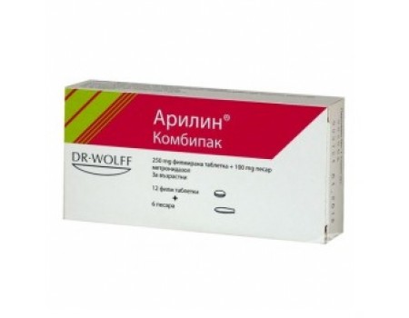 Arilin  KOMBIPACK 12 tablets +6 globules