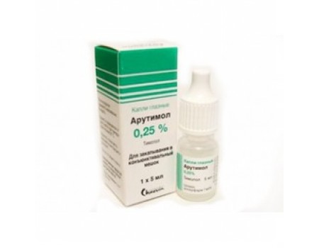 ARUTIMOL. Drops 0.25% 0.5 ml