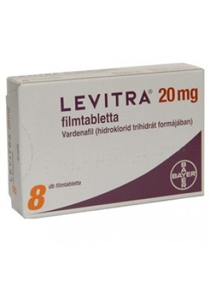 Levitra 20mg. 8 tablets