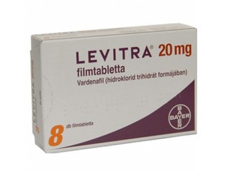 Levitra 20mg. 8 tablets