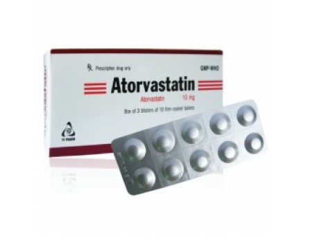 ATORVASTATIN. 10 mg. 30 tablets