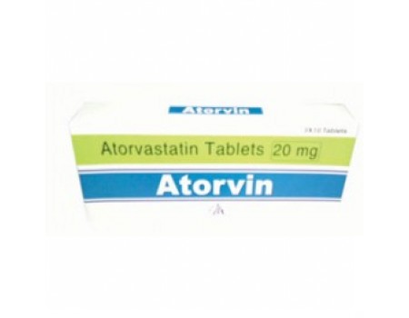 ATORVIN. 20 mg. 30 tablets