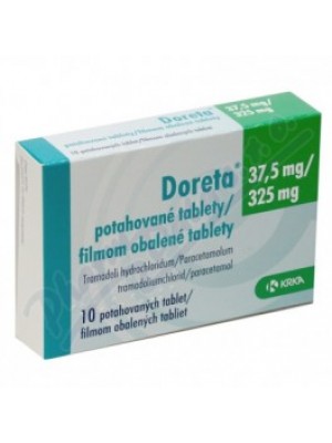 Doreta 37.5 mg. / 325 mg. 10 tablets