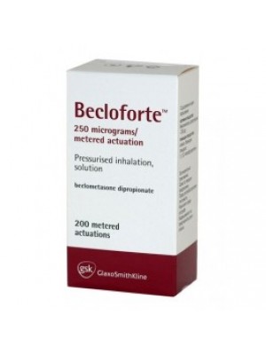 BECLOFORTE spray 250 mcg. 200 doses