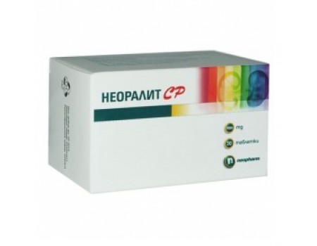 NEORALIT SR. 1080 mg. 30 tablets