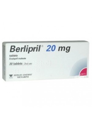 BERLIPRIL 20 mg. 30 tablets