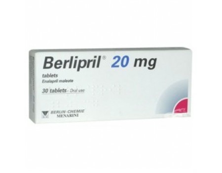 BERLIPRIL 20 mg. 30 tablets