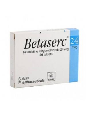 BETASERC 24 mg. 20 tablets