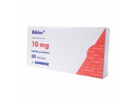 BIBLOC 10 mg. 30 tablets